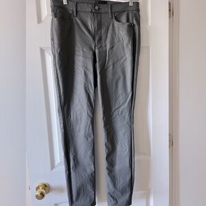 White House Black Market faux leather pants